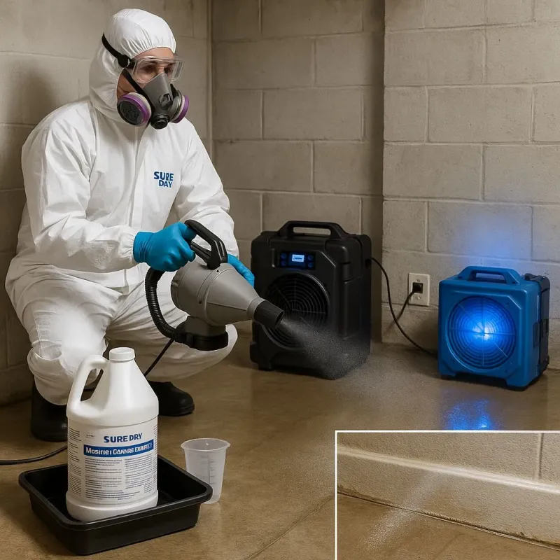 Sanitization and Odor Removal process in Mays Chapel, MD